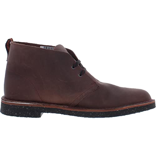 Clarks Bushacre Leather Boot in Burgundy