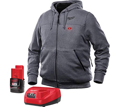 Milwaukee M12 Heated Hoodie Kit in Gray