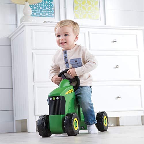 John Deere Ride On Toys Sit 'N Scoot Activity Tractor for Kids Ages 18 Months and Up, Green