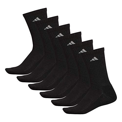 adidas Men's Athletic Cushioned Crew Sock 6-Pack