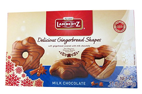 Henry Lambertz - Milk Chocolate Covered Lebkuchen Shapes - 500g/17.6 Oz