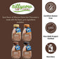 Silly Cow Farms Sampler Pack of Hot Chocolate 16.9oz Glass Jar (Variety Pack of 4 Different Flavors)