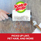 Scotch-Brite Lint Roller Refill, 12 Refills, 56 Sheets Per Refill, 672 Sheets Total, Works Great On Pet Hair